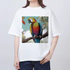 GOLAEのkarafurインコ Oversized T-Shirt