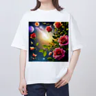 reonasdの情熱の神秘薔薇 Oversized T-Shirt