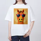 DAIMAZIN ～大魔神～のサングラスとヒヒー君・セカンド Oversized T-Shirt