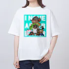 井上アフターバーナーの自分でファンアート オーバーサイズTシャツ