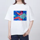 ぴねぺとの眠ってられない！ オーバーサイズTシャツ