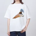 りこりすのvividスズメ Oversized T-Shirt