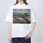 アクリル絵のfuの国宝級の景色 Oversized T-Shirt