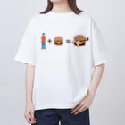 そよかぜの会のジビエさん オーバーサイズTシャツ