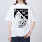 Animaru639のThe and of Cats-004 オーバーサイズTシャツ