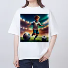 Uchi19のサッカー小僧 オーバーサイズTシャツ