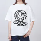 ZAKIWOMISEのちいちゃリュウ オーバーサイズTシャツ