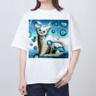 えぬいぬぬいぬのきれいなねこ Oversized T-Shirt