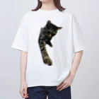 NeCo🐈‍⬛のちょっと待ったにゃ オーバーサイズTシャツ