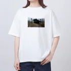 hosolltutiの３CGの懐かしのD51 オーバーサイズTシャツ