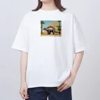 iikyanの恐竜⑨ オーバーサイズTシャツ