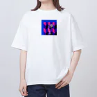 ank110275のドリンク　明るく Oversized T-Shirt