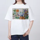 suuのカラフルかえる オーバーサイズTシャツ