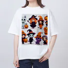 ワンダーワールド・ワンストップのたくさんのかわいいハローウィーンキャラクター② Oversized T-Shirt