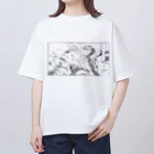 ザビエラー長谷川の戦いの後のおじさん Oversized T-Shirt