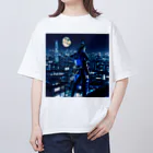 桜ですの月夜侍 オーバーサイズTシャツ