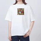 mofu mofu309のポルシェ見えへん Oversized T-Shirt