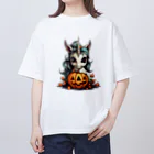 LCOMLのユニコーンもハロウイン オーバーサイズTシャツ