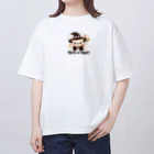 yusaki55maikingのハロウィンのクマウィン オーバーサイズTシャツ