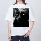 深夜の猫屋さんの深夜猫 Oversized T-Shirt