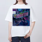 dj tom the s.c. shopの『chillout! neonroom』雷神ちゃんver. オーバーサイズTシャツ