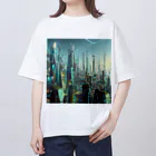 グランシエルの未来都市グッズ Oversized T-Shirt