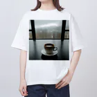 ミウ&ゆうの部屋のcoffee Time オーバーサイズTシャツ