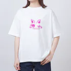 妖怪 水姫城-Yokai.Mizukijyo-ฅ^ơωơ^ฅ♡のヒ羅メキ オーバーサイズTシャツ