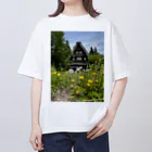 COSMIC Galleryの白川郷・五箇山の合掌造り集落 オーバーサイズTシャツ