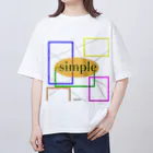 saleshuのsimple オーバーサイズTシャツ