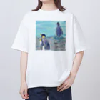つぎのラピス島ペンギン オーバーサイズTシャツ