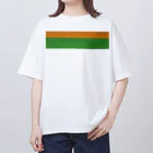 レールファン&スピリチュアルアイテムショップの鉄道カラー風デザイン231 オーバーサイズTシャツ