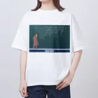 COCONUTchanの雨ニモマケズ　宮沢賢治 オーバーサイズTシャツ