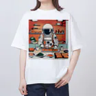 宇宙開発デザイン科のスペースクッキング 寿司編 Oversized T-Shirt