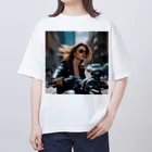 Enigma_WhispererのBike Woman2 Oversized T-Shirt