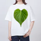 ruiruitoのハートの葉っぱ Oversized T-Shirt