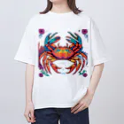 ぐっさんの気まぐれショップのカニのデザイン Oversized T-Shirt