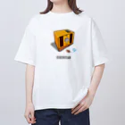 kg_shopの哀愁漂う押しボタン オーバーサイズTシャツ