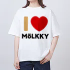 紬堂のI LOVE MOLKKY [B] オーバーサイズTシャツ