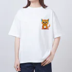 じゅんじゅんのかわ猫(*ΦωΦ*) オーバーサイズTシャツ