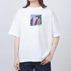 まにもにの雪国の男の子 オーバーサイズTシャツ