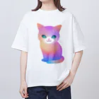 じゅんじゅんのパステル猫2 オーバーサイズTシャツ