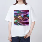 Kumamanのオーロラシルク Oversized T-Shirt