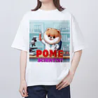 Pom-Dog'sのポメサイエンティスト Oversized T-Shirt