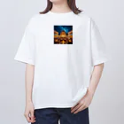 Innovat-Leapの星空の下 Oversized T-Shirt