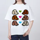 mimileonyanのLOVE3 Oversized T-Shirt