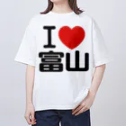 I LOVE SHOPのI LOVE 富山 Oversized T-Shirt