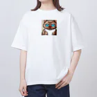 koba777のドット絵マンチカン Oversized T-Shirt