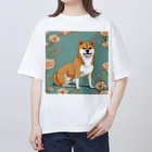 pinetreeの柴犬２ オーバーサイズTシャツ