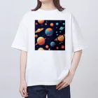 おしゃれなグッズ集の惑星　グッズ Oversized T-Shirt